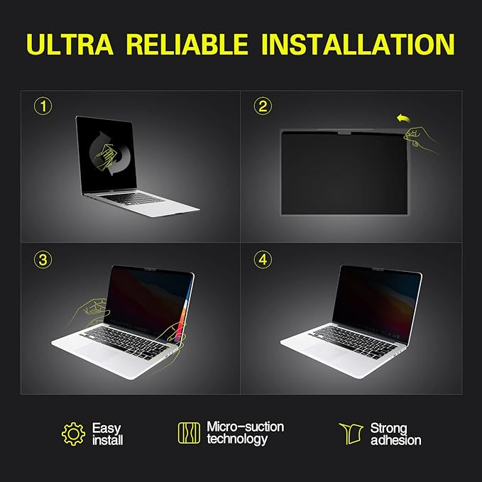 Protector Pantalla Antiespia Imán Macbook Air 13 A2681 A3113 A3240