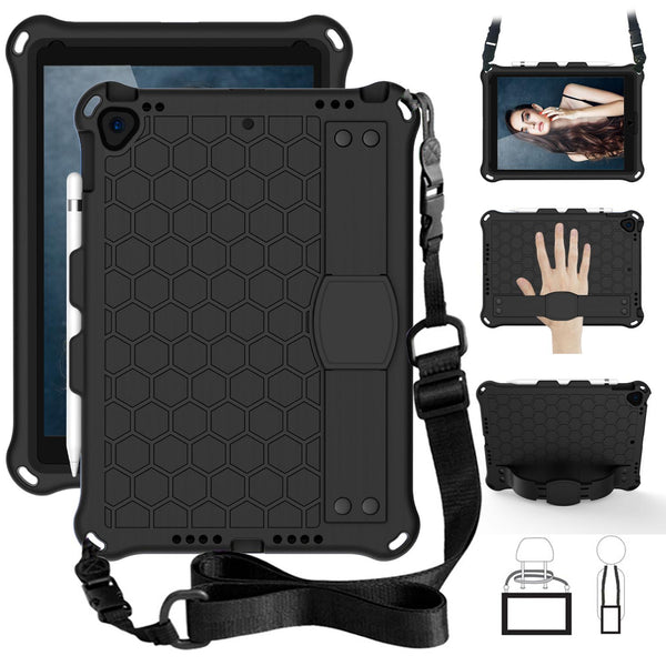 TopEsct Custodia per bambini per iPad (A16) 11a generazione 11 2025, iPad 10a generazione 11 2022, cavalletto integrato, custodia antiurto in silicone viene fornita con cinturino (verde