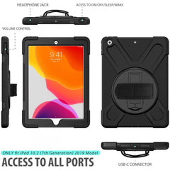 Estuche 360º Antigolpe 3 Capas iPad 9 10.2 2021 +base + Correa