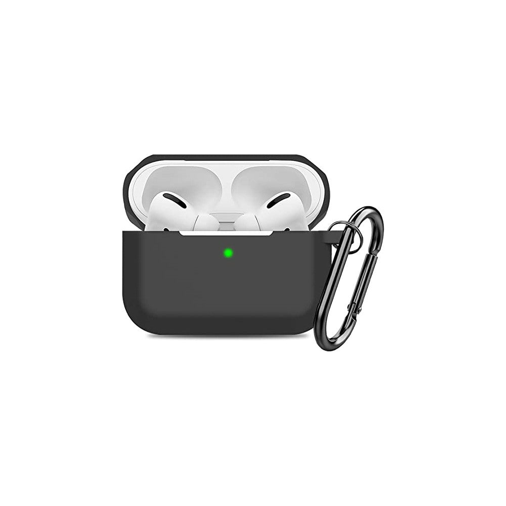 Carcasa Antichoque Para AirPods 3 Gen 2021 Silicona + Clip