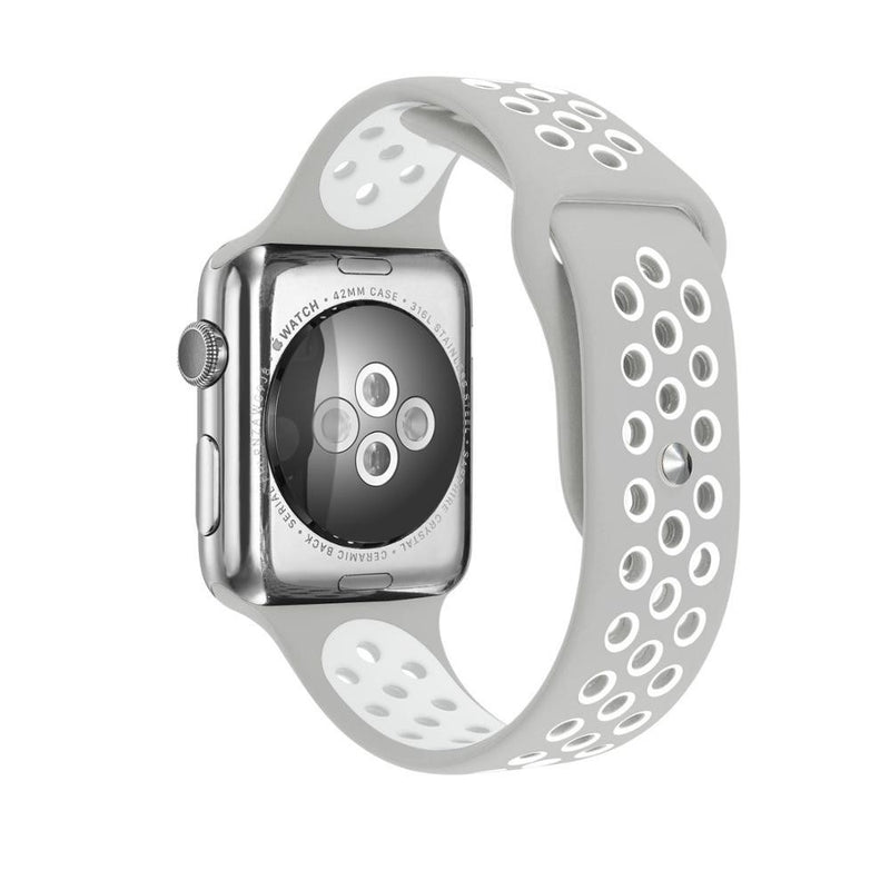 Pulso Apple Watch 38mm Correa Silicona Tipo Nike serie 1 2 3 4 5 6 SE