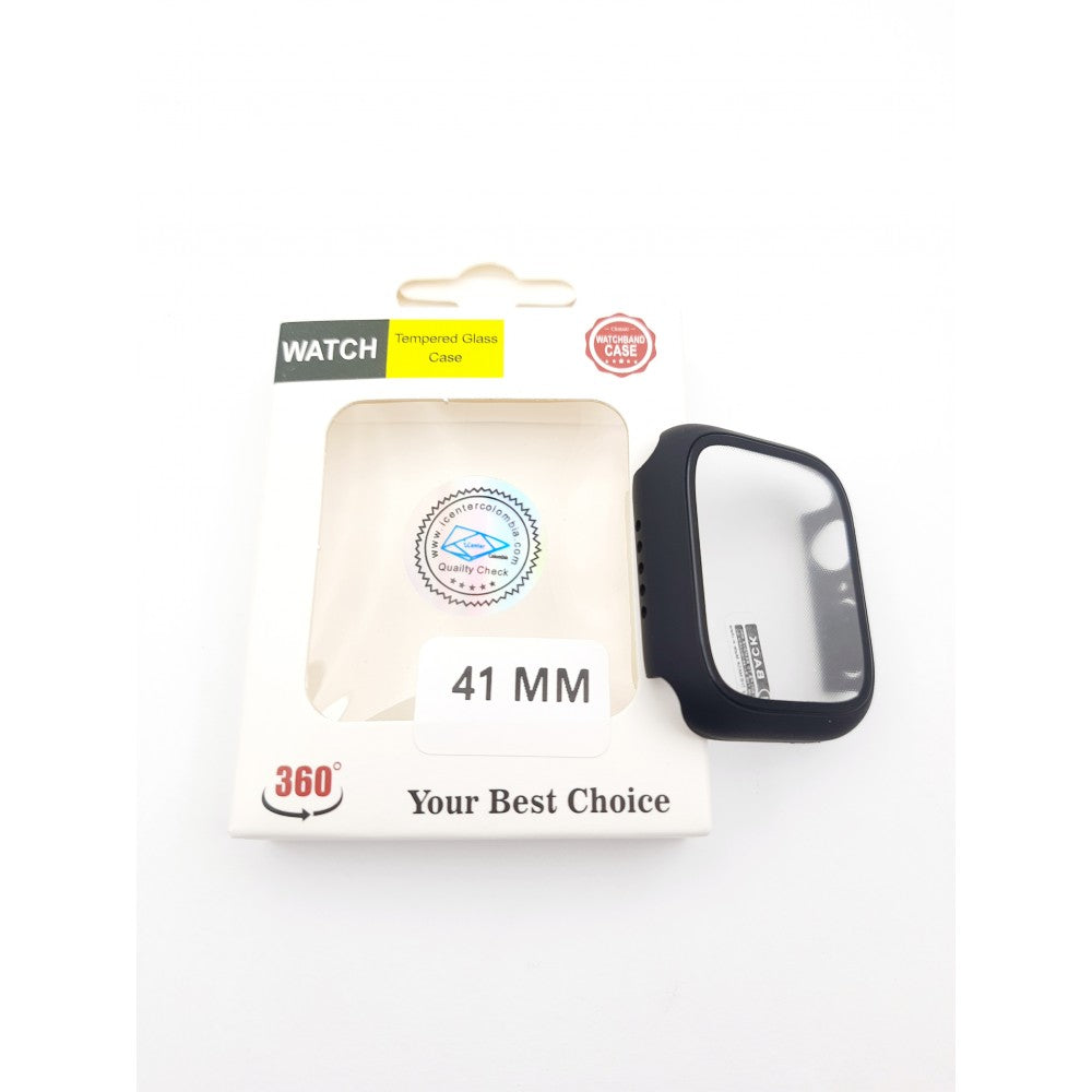 Vidrio Pantalla Protector 2 En 1 Apple Watch 41 Mm Serie 7