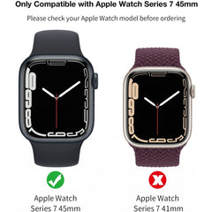 Vidrio Pantalla Protector 2 En 1 Apple Watch 41 Mm Serie 7