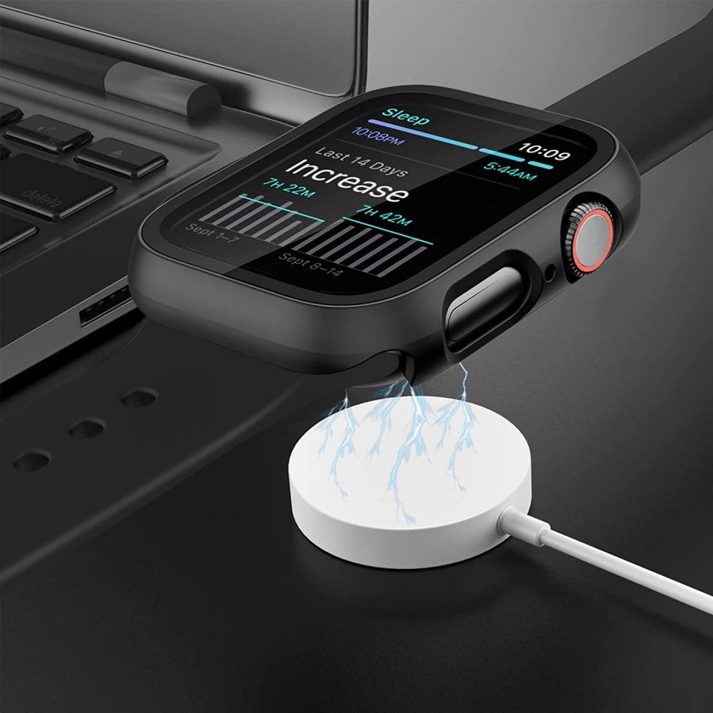 Vidrio Pantalla Protector 2 En 1 Apple Watch 41 Mm Serie 7