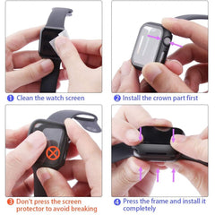 Vidrio Pantalla Protector 2 En 1 Apple Watch 41 Mm Serie 7