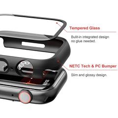 Vidrio Pantalla Protector 2 En 1 Apple Watch 41 Mm Serie 7