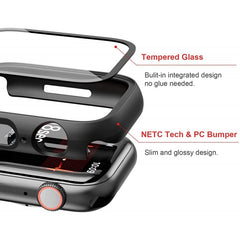 Vidrio Pantalla Protector 2 En 1 Apple Watch 41 Mm Serie 7