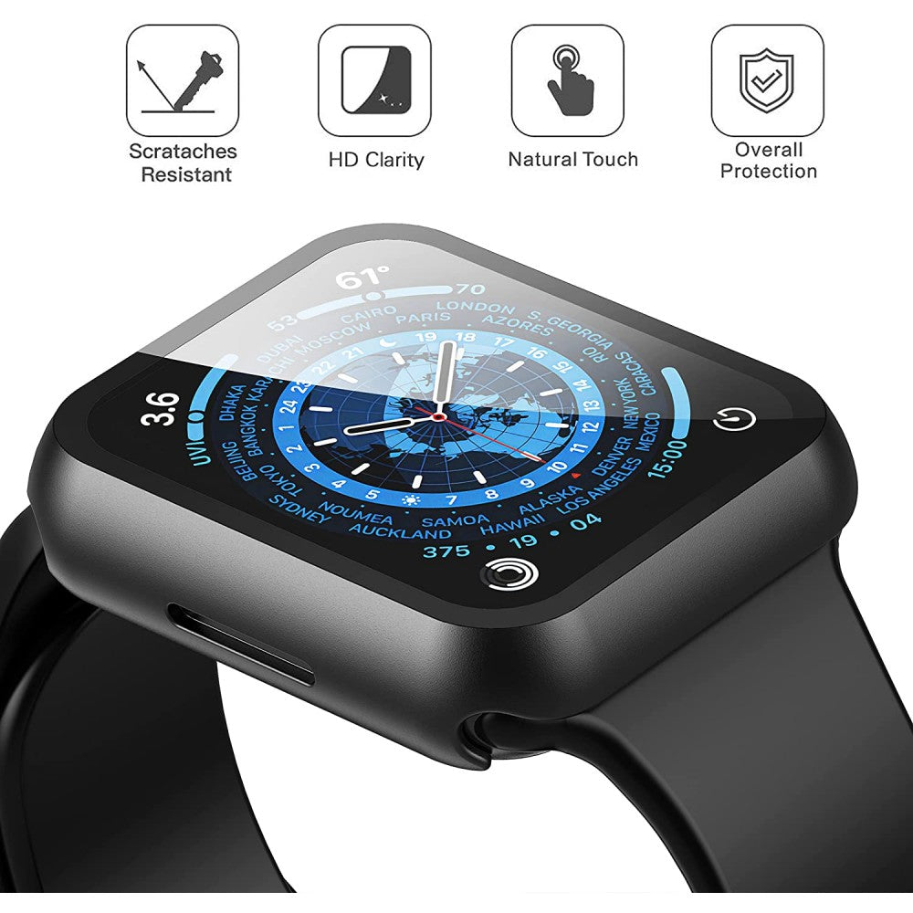 Vidrio Pantalla Protector 2 En 1 Apple Watch 41 Mm Serie 7