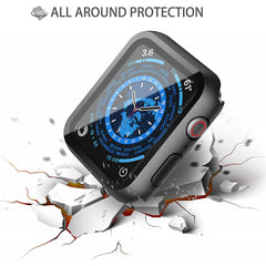 Vidrio Pantalla Protector 2 En 1 Apple Watch 45 Mm Serie 7/8/9