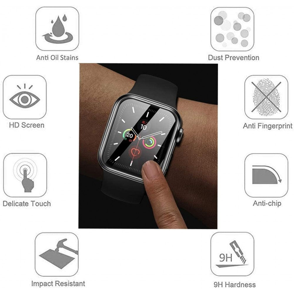 Vidrio Pantalla Protector 3D Apple Watch 41 Mm Serie 7 + kit