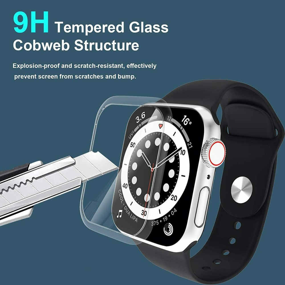 Vidrio Pantalla Protector 3D Apple Watch 41 Mm Serie 7 + kit