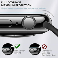 Vidrio Pantalla Protector 3D Apple Watch 45 Mm Serie 7/8/9 + kit