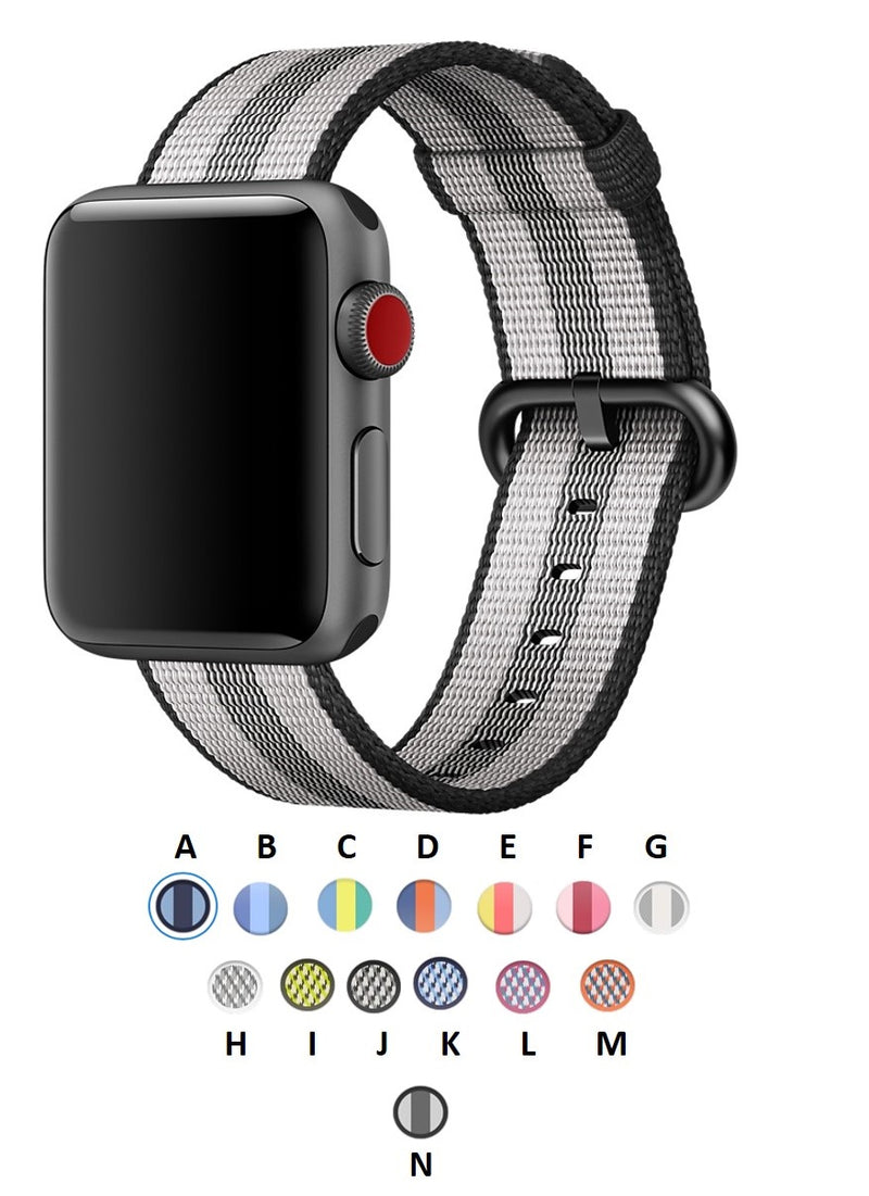 Pulso correa Apple Watch 42mm Nylon Serie 1 2 3