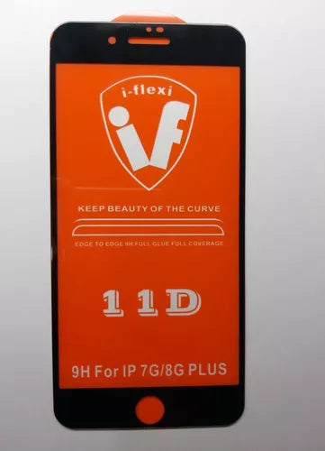 Vidrio Protector Iphone 6 7 8 Plus -  11D Pro Biselado