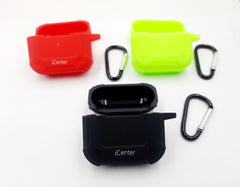 Carcasa Antichoque Para AirPods 3 Gen 2021 Silicona + Clip