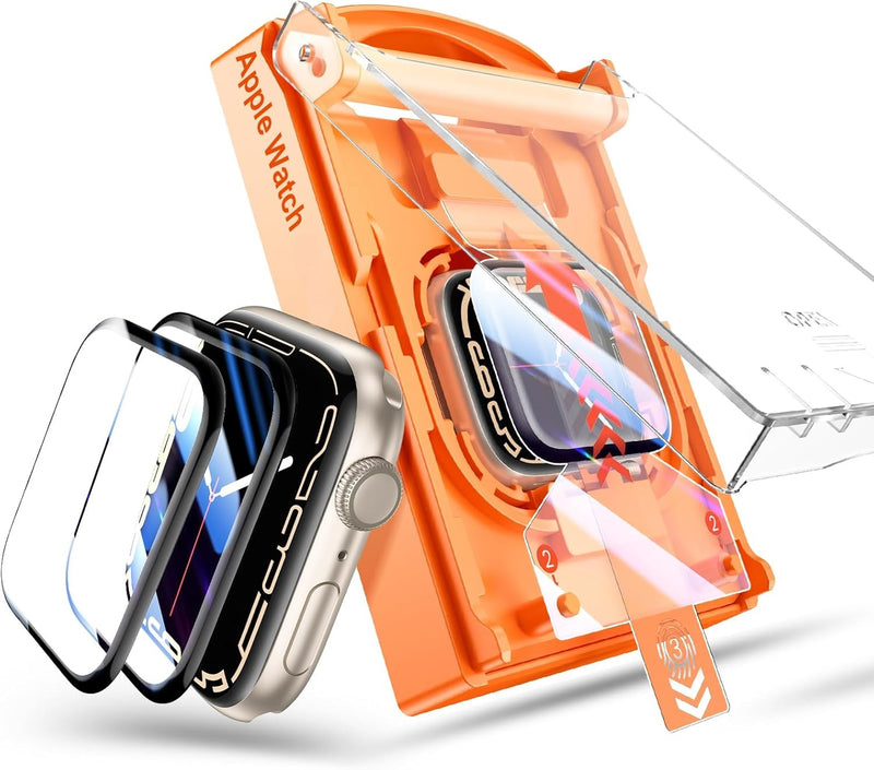 Protector Pantalla Nanoflex Apple Watch 38 40 41 42 44 45 46 + kit instalación