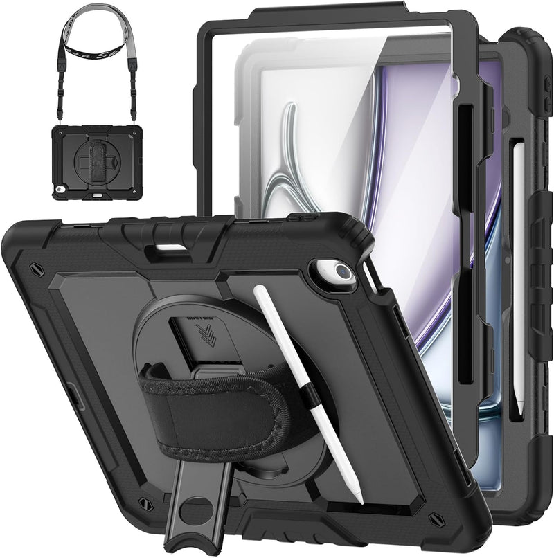 Estuche Antigolpe 360 iPad Air 13 2024 2025 + Pantalla + Base