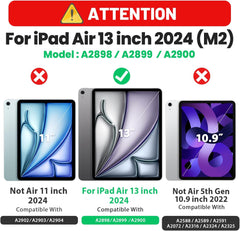 Estuche Antigolpe 360 iPad Air 13 2024 2025 + Pantalla + Base
