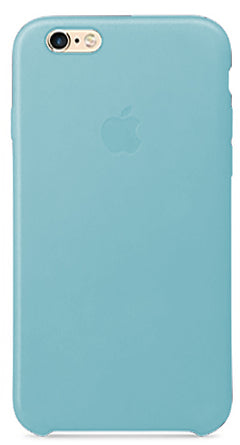 Carcasa Estuche Funda Cuero iPhone 6 6S con Manzana Caja