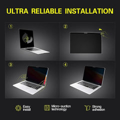Protector Pantalla Anti-espia Imán Macbook Pro 14¨ M1 M2 M3 M4 MAX