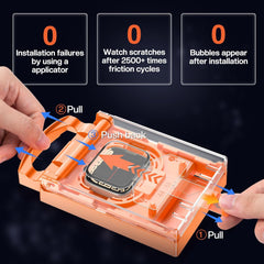 Protector Pantalla Nanoflex Apple Watch 38 40 41 42 44 45 46 + kit instalación