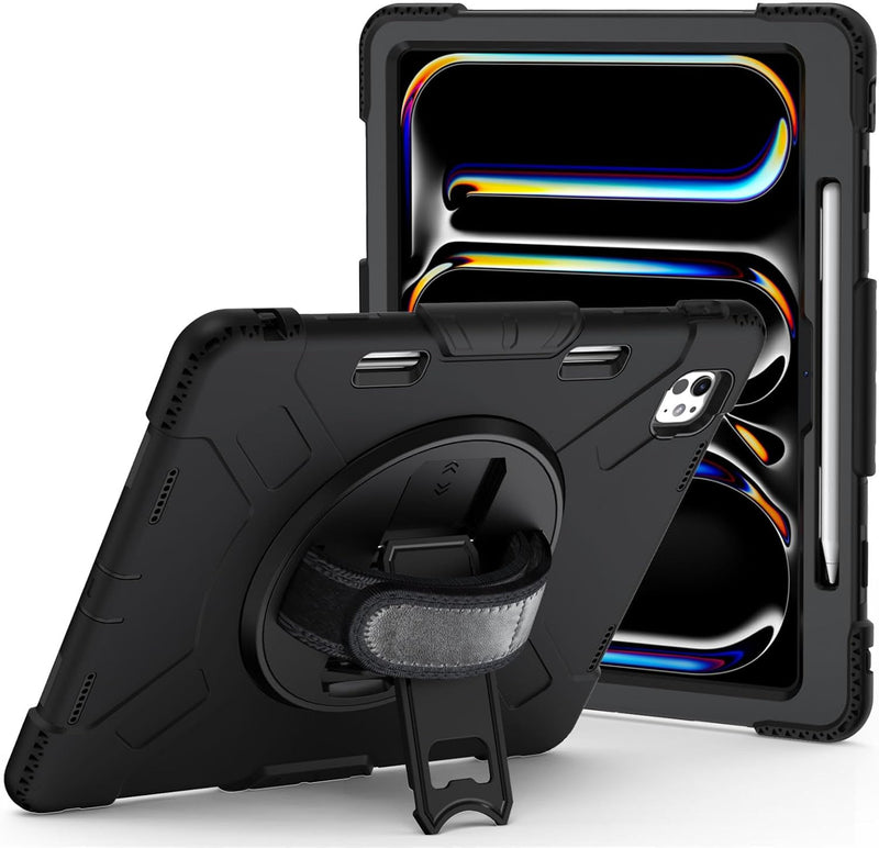 Estuche Antigolpe 360 + Bumper iPad Pro 13 2024 Base 3 Capas