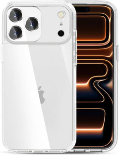 COMBO Funda + Vidrio - Carcasa Protectora  2 En 1 Tpu Y Pc 360° Antigolpes  Para iPhone 17 Pro