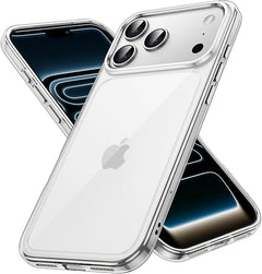 COMBO Funda + Vidrio - Carcasa Protectora  2 En 1 Tpu Y Pc 360° Antigolpes  Para iPhone 17 pro max