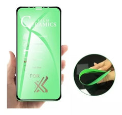 Protector de Pantalla Vidrio Hibrido iPhone X Xs  Irrompible
