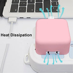 Protector Cargador Apple Corriente Dinámico 40w Silicona