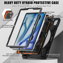 Estuche Antigolpe 360 + Bumper iPad Air 13 2024 2025 Base 3 Capas