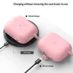 Estuche Forro Silicona Para AirPods Pro 3 + cuerda + Kit  3 en 1