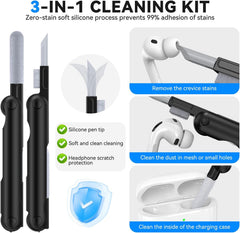 Estuche Forro Silicona Para AirPods Pro 3 + cuerda + Kit  3 en 1