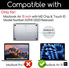 Protector Pantalla Vidrio Macbook Air M2 15" A2941  M3 A3114  M4 A3241