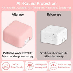 Protector Cargador Apple Corriente Dinámico 40w Silicona
