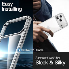 COMBO Funda + Vidrio - Carcasa Protectora  2 En 1 Tpu Y Pc 360° Antigolpes  Para iPhone 17 Pro