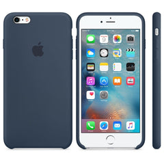 Carcasa Cuero Forro iPhone 6 Plus 6S Plus con Manzana Caja