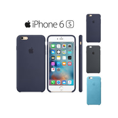 Carcasa Estuche Funda Cuero iPhone 6 6S con Manzana Caja