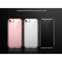 Carcasa Estuche Tpu iPhone 7 PLUS / 8 PLUS  Transparente Electroplata