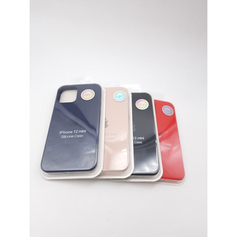 Carcasa iPhone 12 Mini Estuche Silicone Case Colores