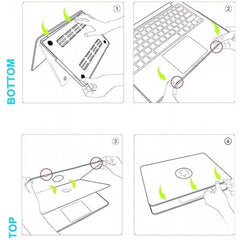 Carcasa  Macbook Air 13 M2 A2681  M3 A3113 Cuero Premium