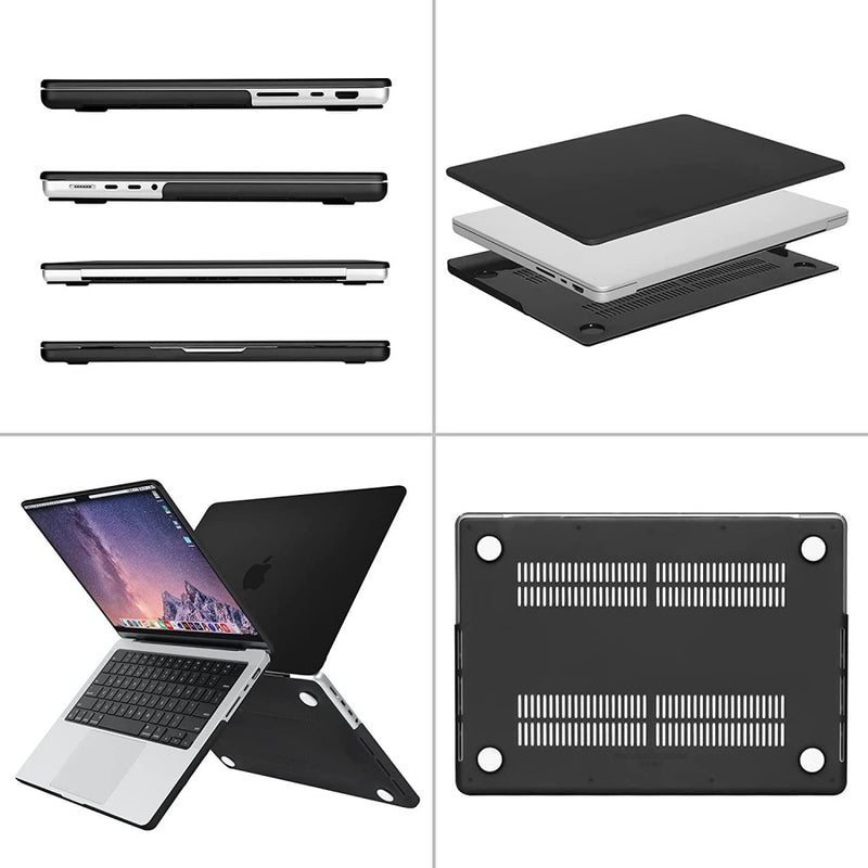 Carcasa Mate Macbook Pro 14  M1 A2442/ M2 A2779 / M3 A2918 / A2992/ M4 3112/A3185 /A3401 Con Troquel
