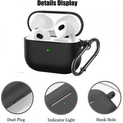 Combo 5 En 1 AirPods 3 Gen 2021 Estuche Protector Silicona