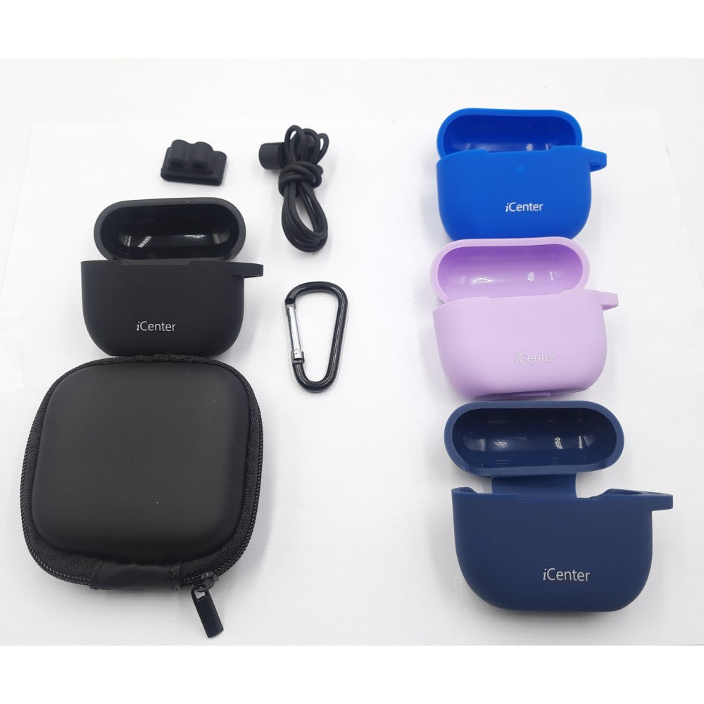 Combo 5 En 1 AirPods Pro Estuche Forro Protector Silicona – iCenter Colombia