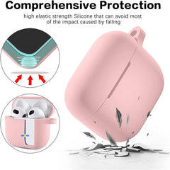 Combo 5 En 1 AirPods 3 Gen 2021 Estuche Protector Silicona