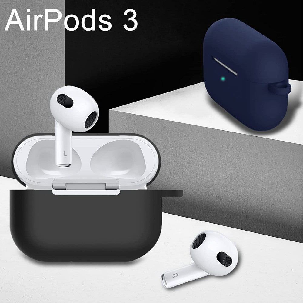 Combo 5 En 1 AirPods 3 Gen 2021 Estuche Protector Silicona