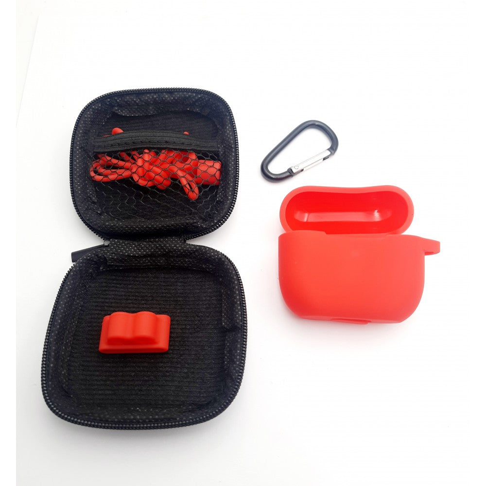 Funda para AirPods (3.ª generación), Rojo oscuro, Silicona