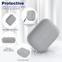 Combo 5 En 1 AirPods 3 Gen 2021 Estuche Protector Silicona