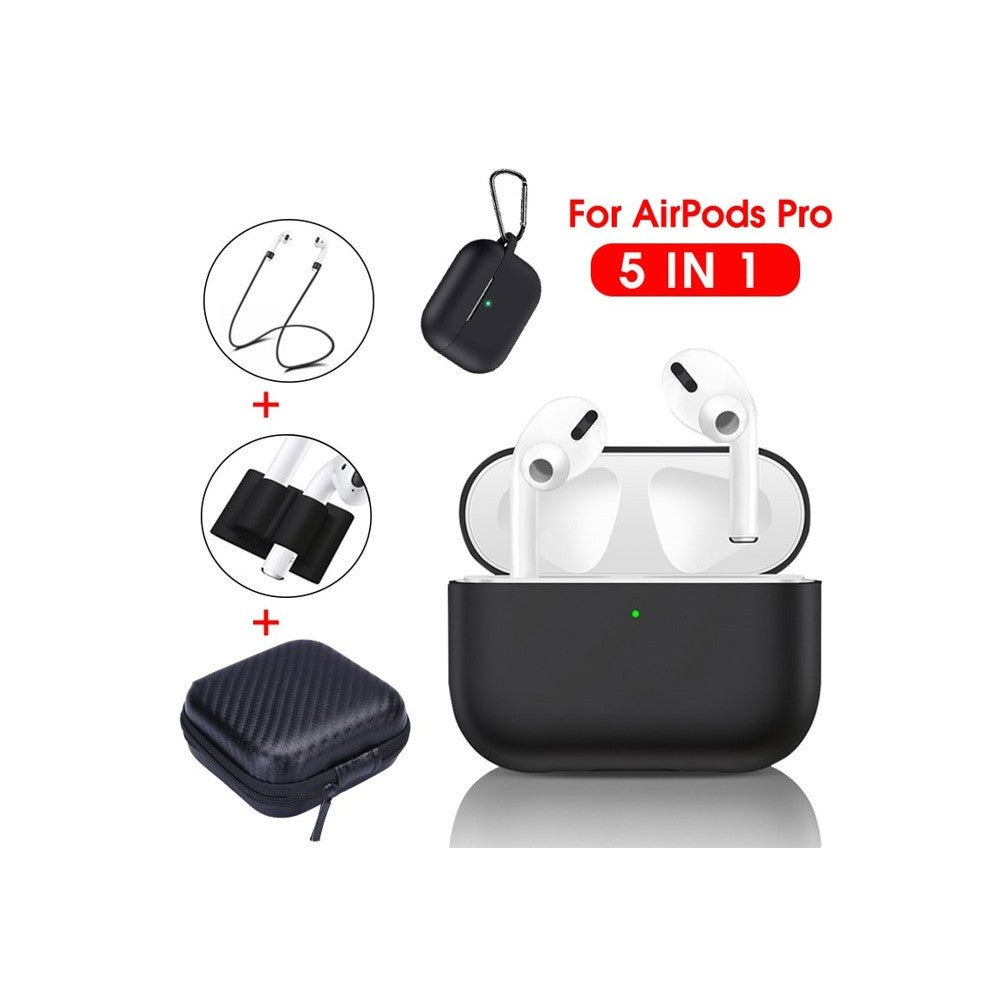 Comprar Funda protectora de silicona suave 5 en 1 para Airpods Pro