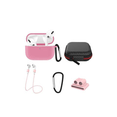 Combo 5 En 1 AirPods Pro Estuche Forro Protector Silicona